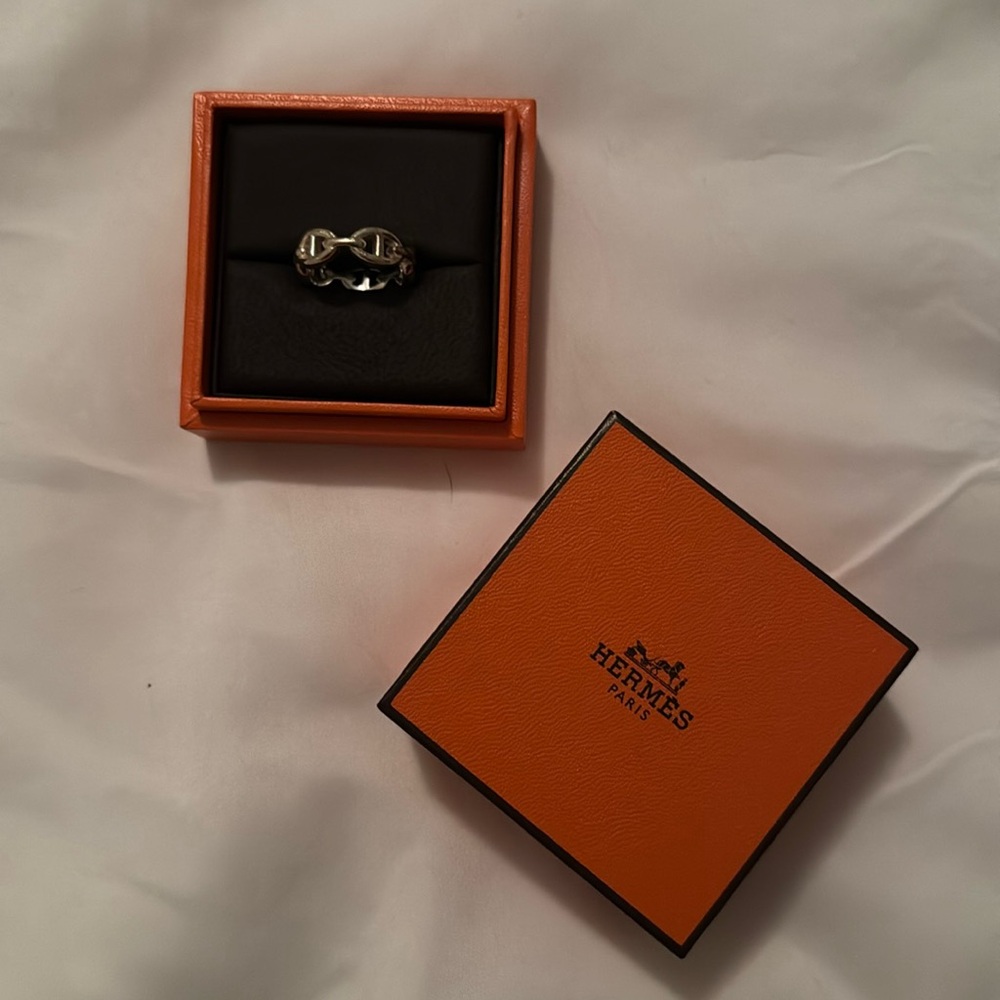Hermes Chaine d'ancre Enchainee ring, small model